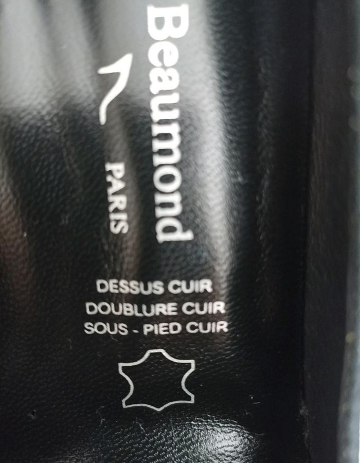 Escarpins en cuir ciselé - photo numéro 5