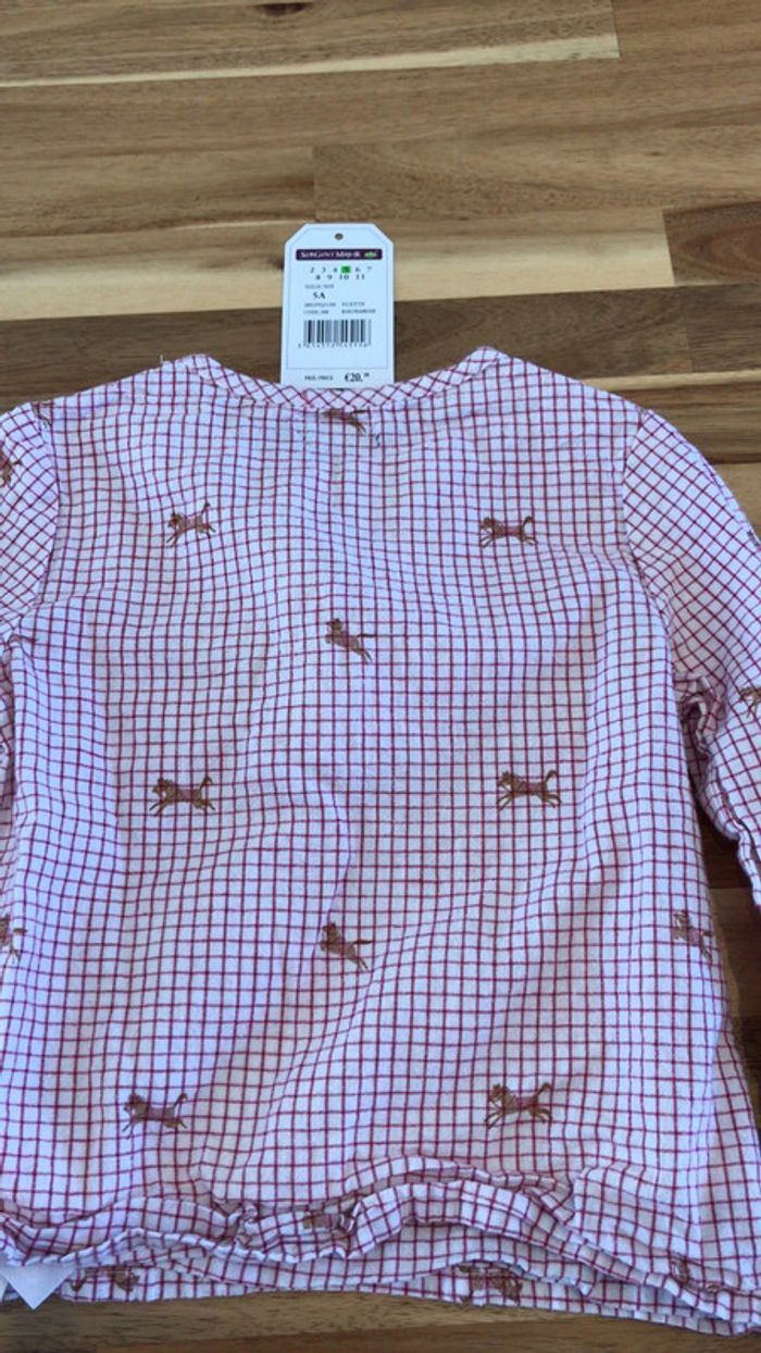 Chemise blouse à carreaux - photo numéro 5
