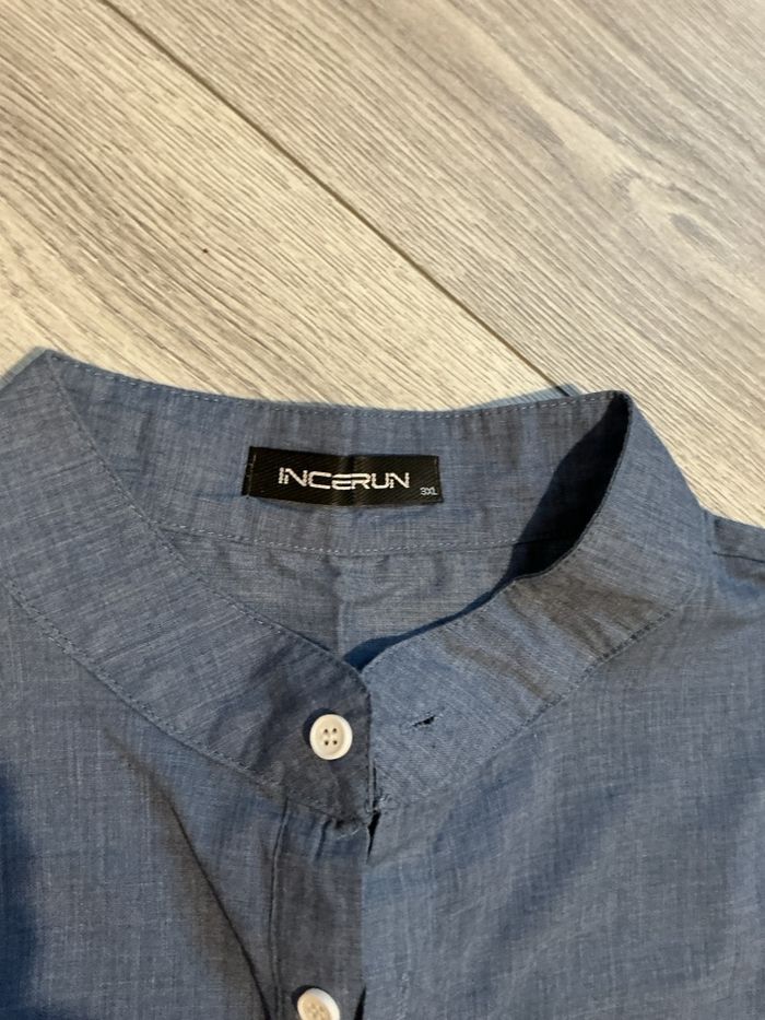 Chemise homme bleu - photo numéro 2