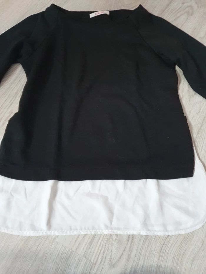 Top noir effet superposé - photo numéro 3