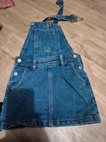 jupe salopette jean