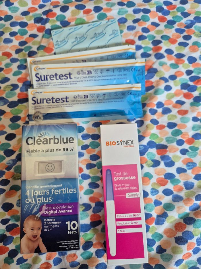Lot tests ovulation et grossesse Clearblue
