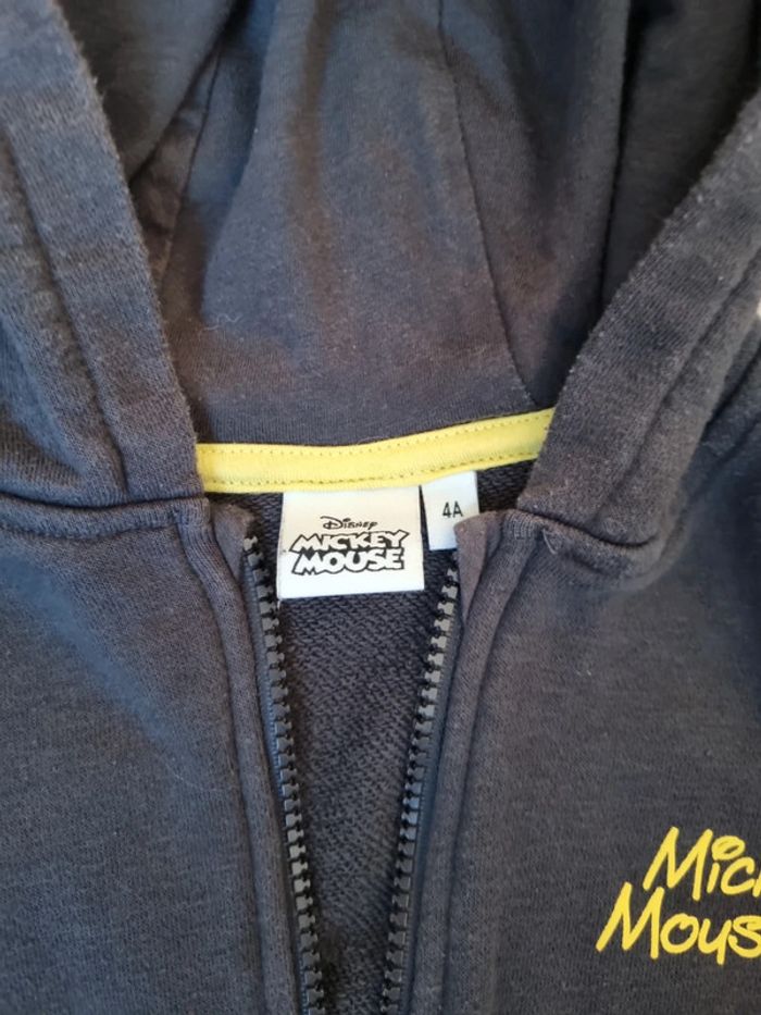 Gilet zippé mickey mouse - photo numéro 3
