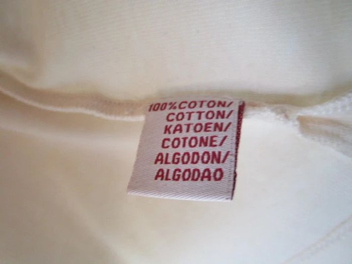 T-shirt écru vintage fleur 42 - photo numéro 8