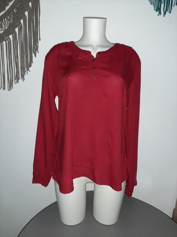 Chemise rouge In extenso T38