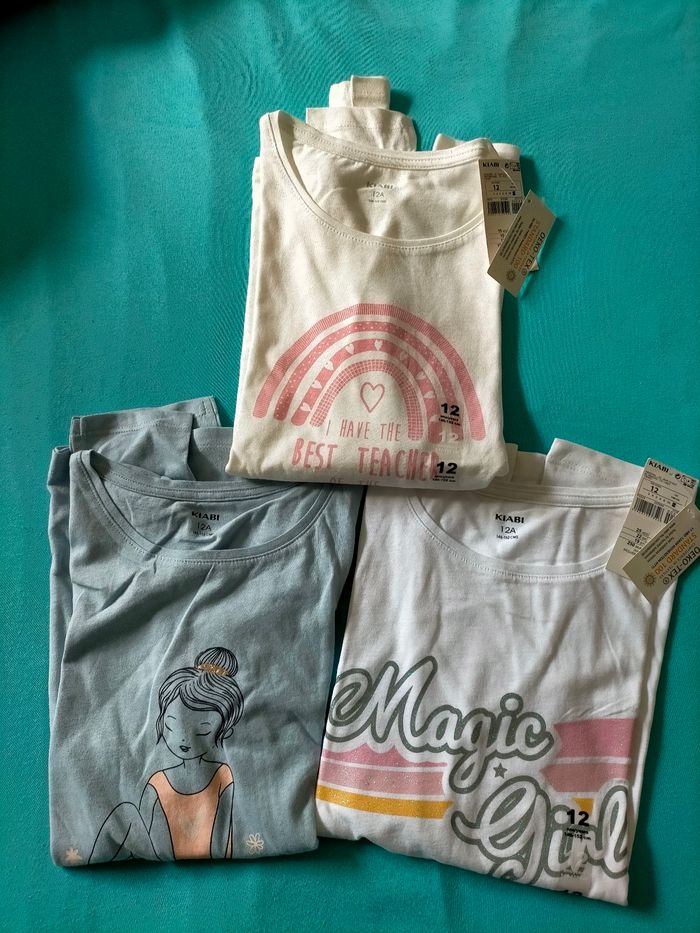 Lot 3 t-shirt 12 ans