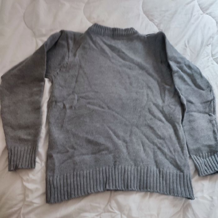 Pull gris 10 ans avec brillant - photo numéro 3
