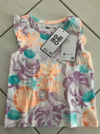 T shirt gemo 18 mois fille neuf