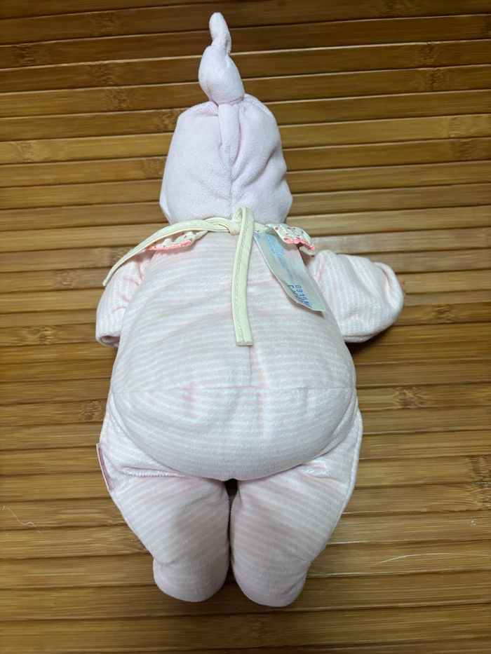 Doudou poupon baby pouce rose rayé blanc corolle - photo numéro 3