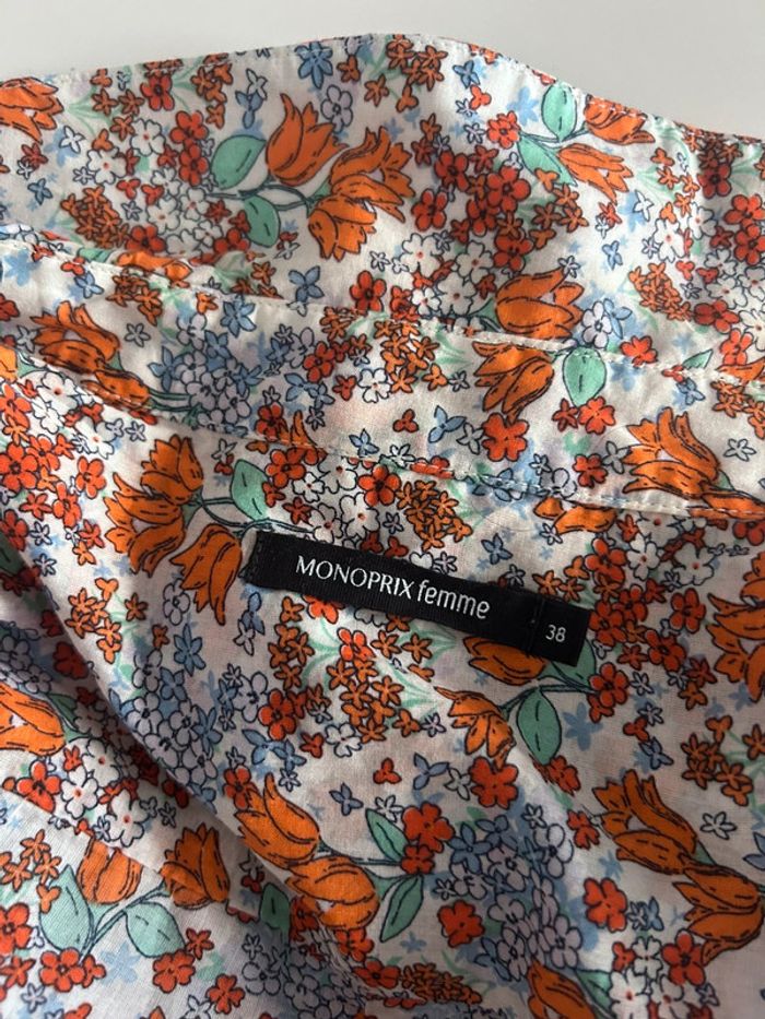 Chemise à fleurs Monoprix – Taille 38 - photo numéro 6