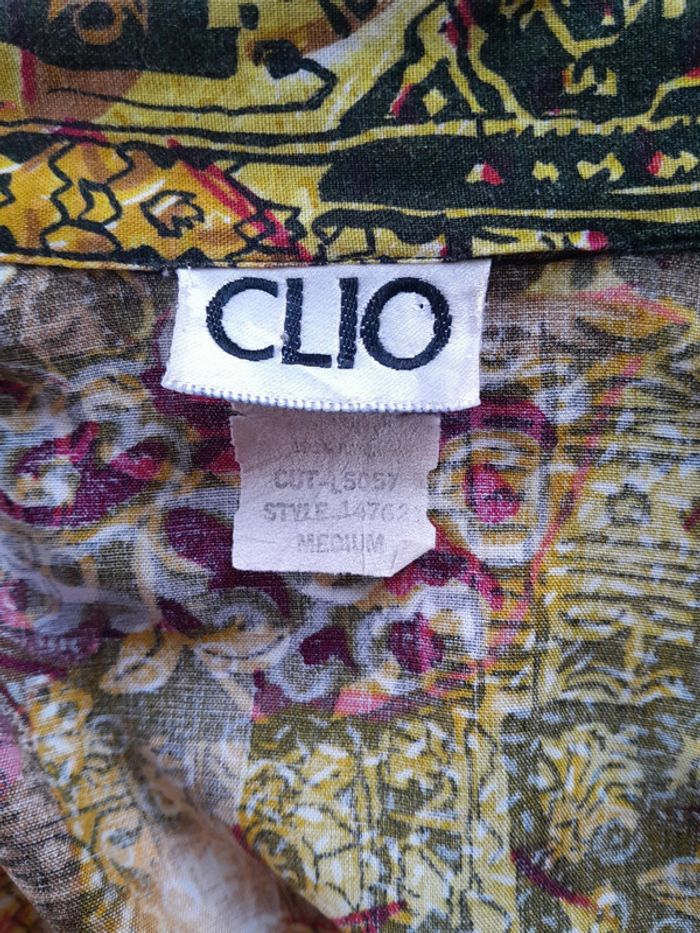 Chemise manche courte vintage Clio - photo numéro 3