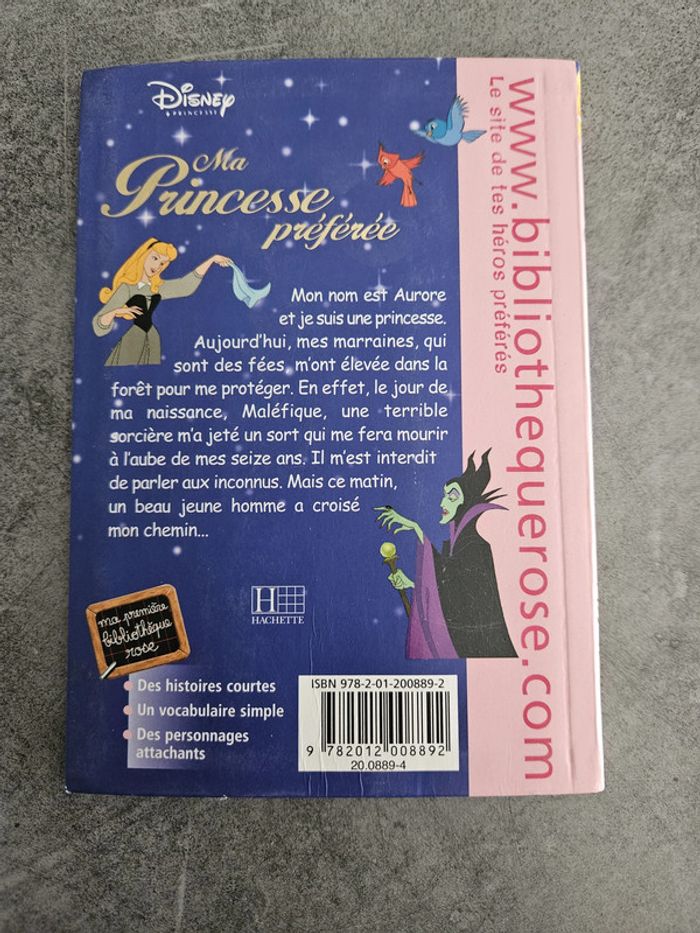 Livre bibliothèque rose "Ma princesse préférée : La belle au bois dormant" - photo numéro 2