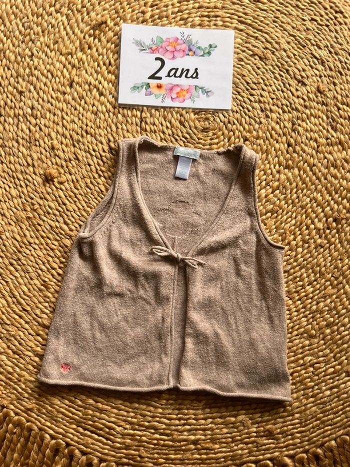 Gilet fin sans manches obaibi 2 ans