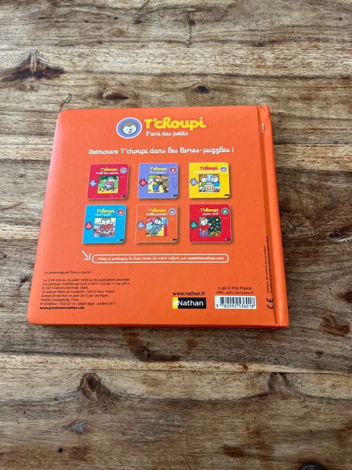 Livre puzzle T’choupi Quelle journée ! - photo numéro 4