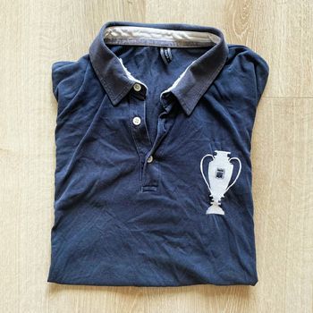 Celio Club Polo Champion Rugby Cup Gris Homme Exclusive Vintage en bon état (Taille L)