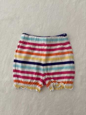 Short à rayures colorés 3 mois