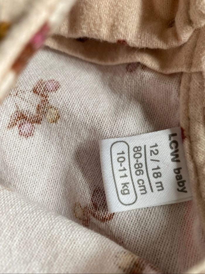 Robe flanelle beige fleuri 12/18 mois LC Waikiki - photo numéro 5