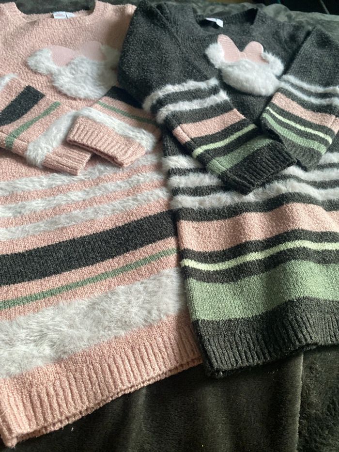 Ensemble de deux robes pull pour enfants, fille, taille six ans - photo numéro 8