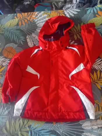 Veste de ski Wed'ze rouge 4 ans – Enfant