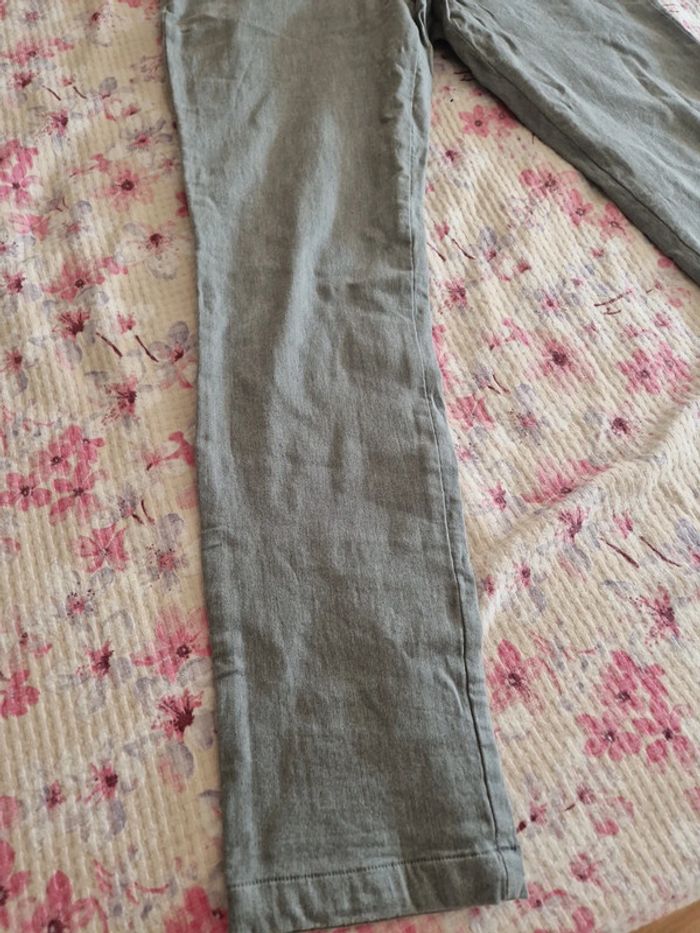Pantalon droit gris très bon état Taille 46 Façonnable - photo numéro 2