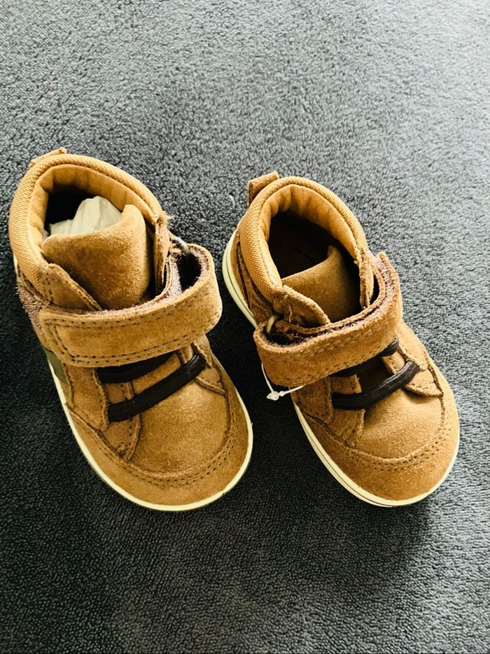 Chaussure pour bébé garçon marron - photo numéro 2