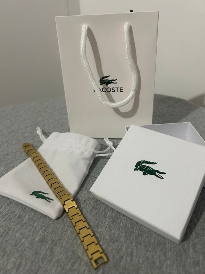 Bracelet Lacoste Doré - photo numéro 4
