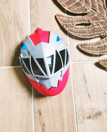 🙅Power rangers dino fury - Masque /déguisement électronique lumineux du ranger rouge - marque Hasbro