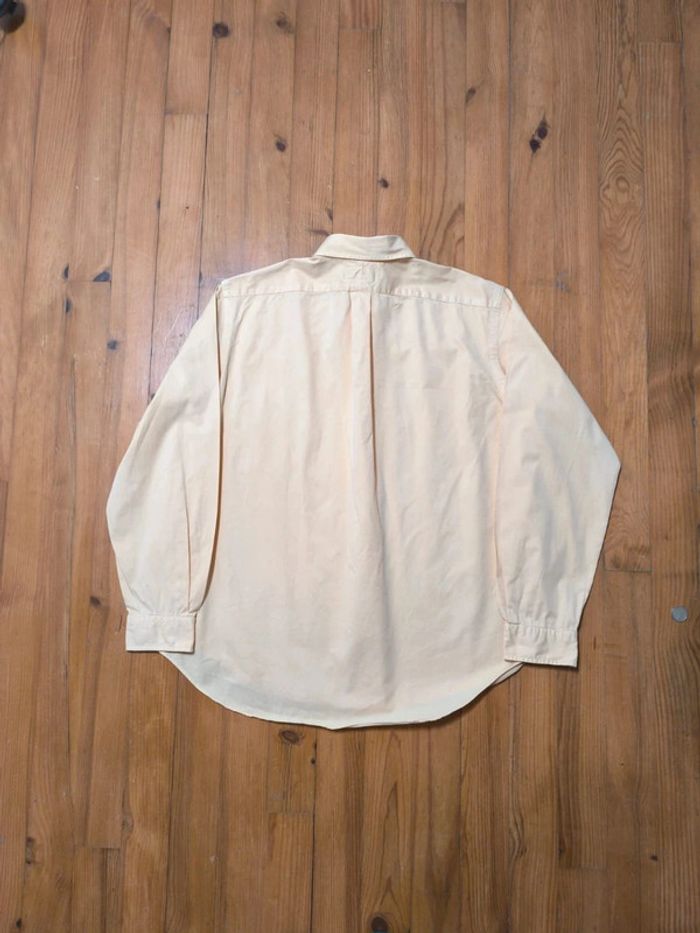 Chemise manches longues - Ralph Lauren - Classic Fit - Logo brodé marine - Jaune - Taille XL - photo numéro 4