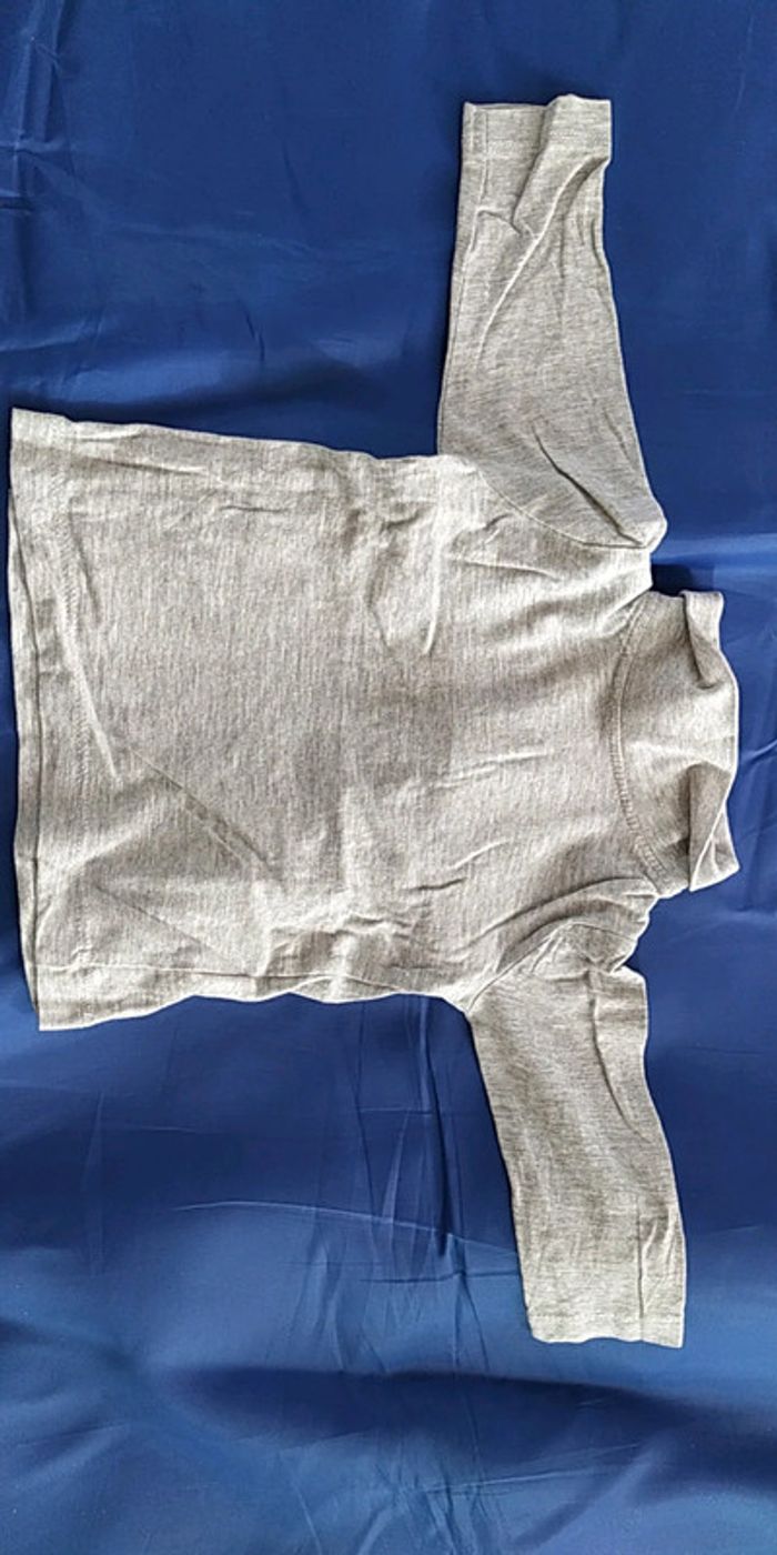 Tee shirt gris, 12 mois