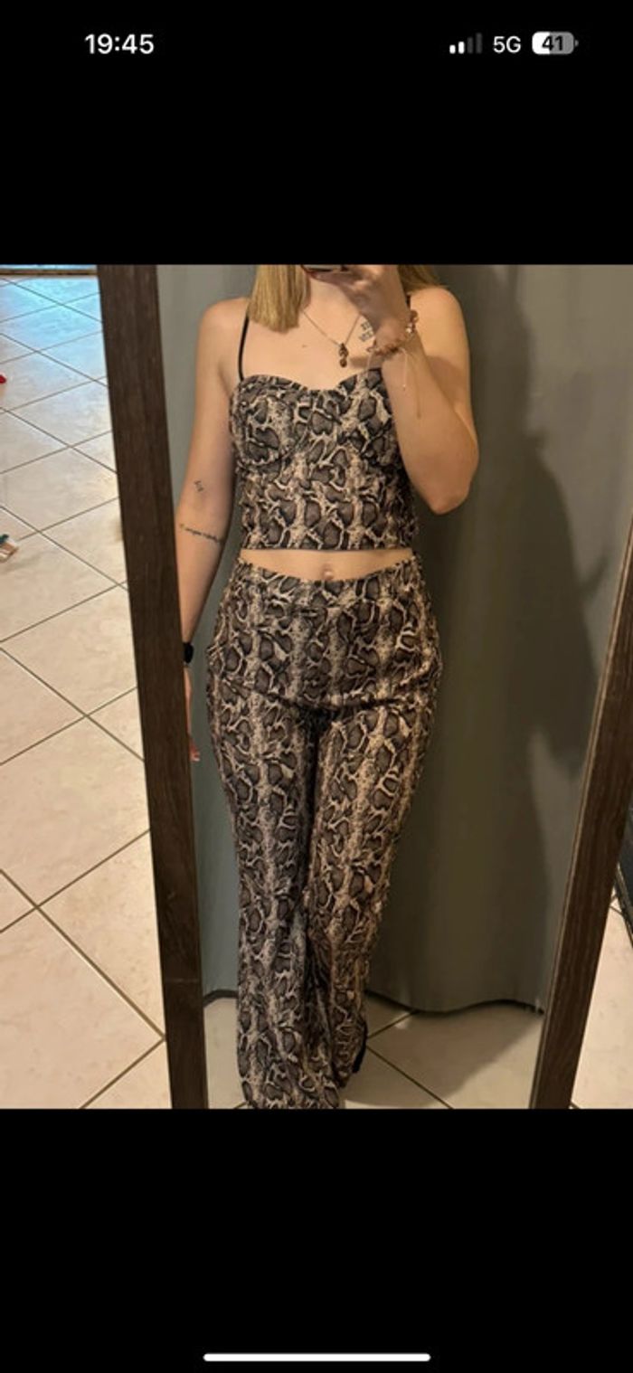 Ensemble léopard XS/S