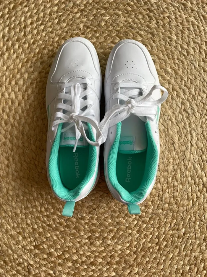 Baskets blanc/vert 38 Reebok - photo numéro 4