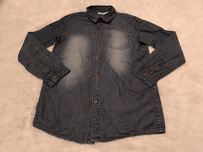 Chemise effet jean en coton T. 10 ans In Extenso - photo numéro 2
