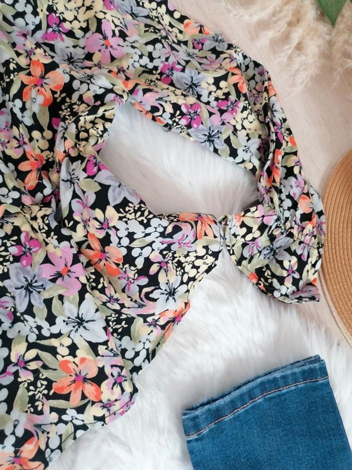 Jolie blouse fleurie taille S Pimkie - photo numéro 2