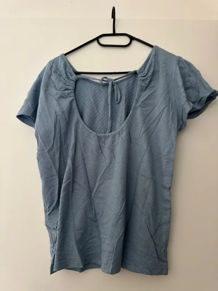 Haut bleu effet dos nu Bonobo - photo numéro 5