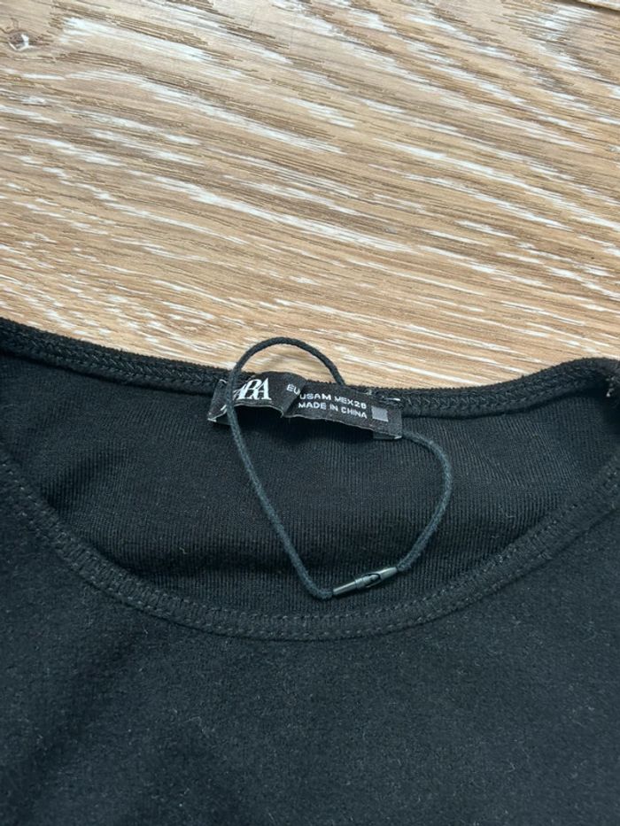 Débardeur tout doux en viscose Zara noir taille M - photo numéro 2