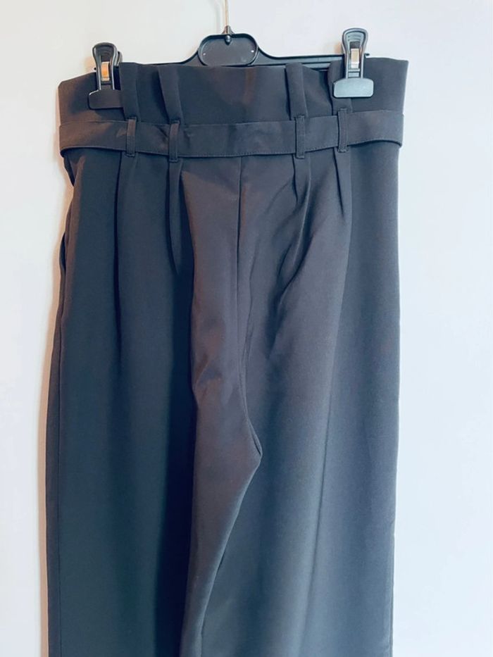 Pantalon noir léger taille haute été - photo numéro 6