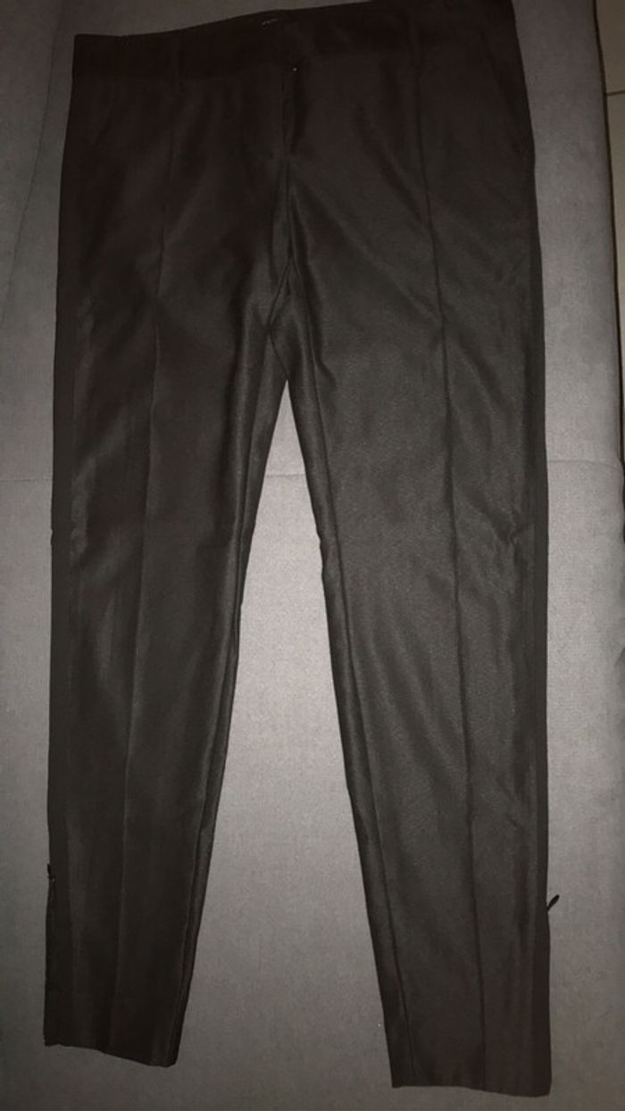 Pantalon pince noir brillant kookai taille 38