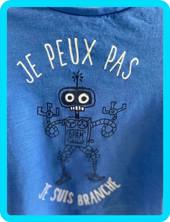 Beau t-shirt manches longues 5 ans DPAM - photo numéro 2