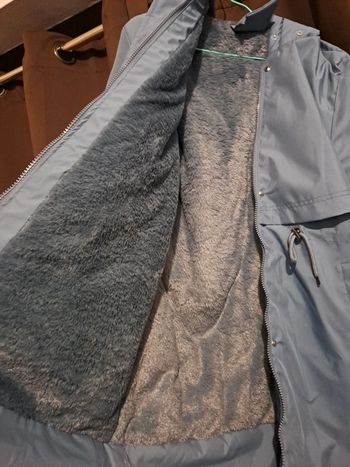 Manteau bleu polaire