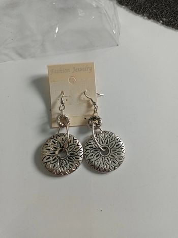 Boucle fantaisie argent