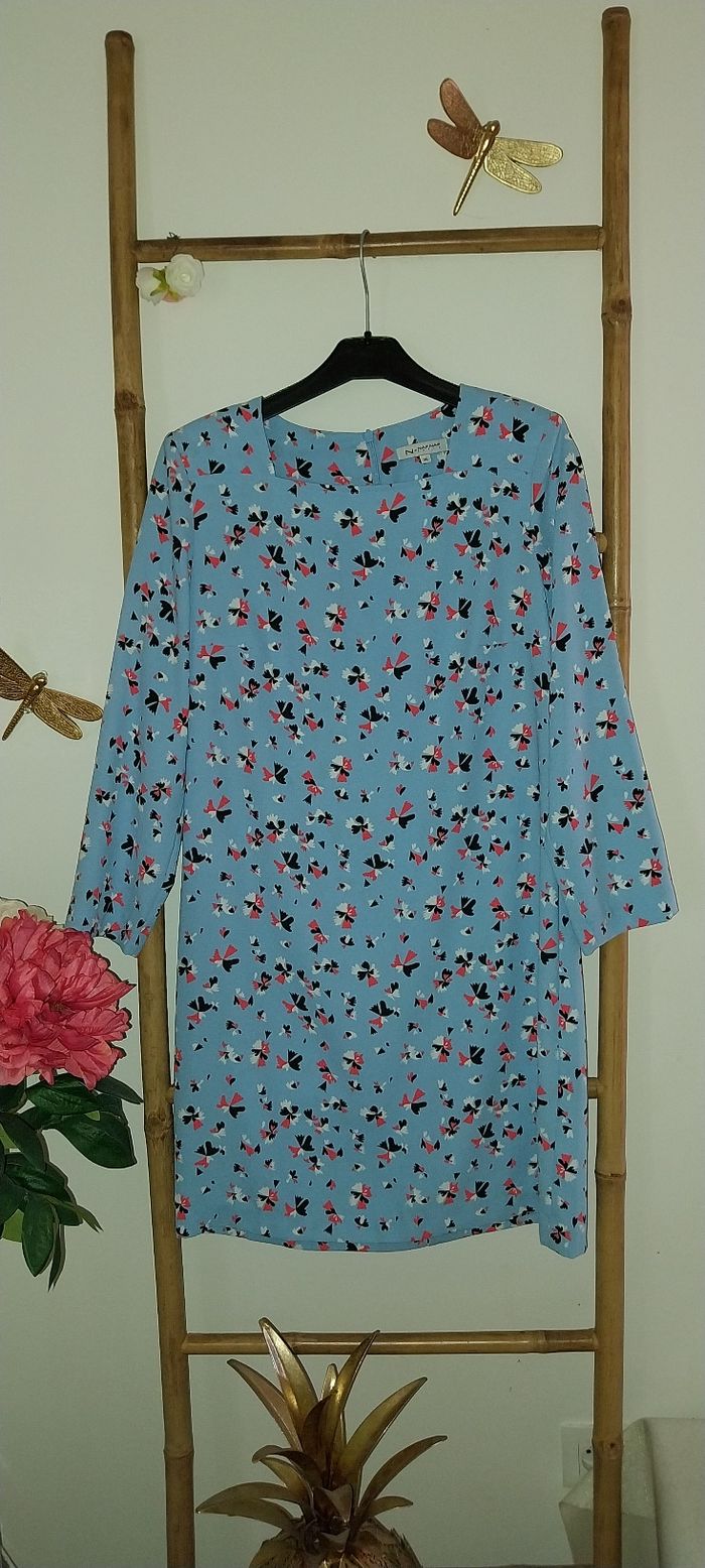 Robe printanière fleurie neuve by Naf Naf Taille 36 neuve - photo numéro 9