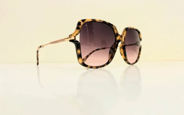 Lunette de soleil femme marron léopard verres dégradés uvprotection catégorie 2 - photo numéro 12