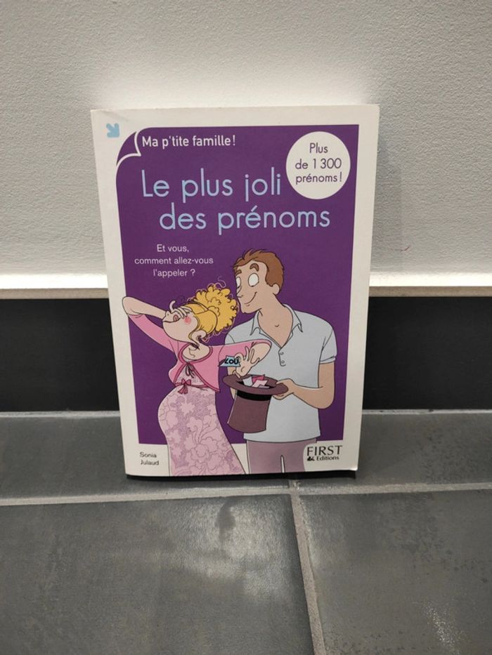 Livre "le plus joli des prénoms"