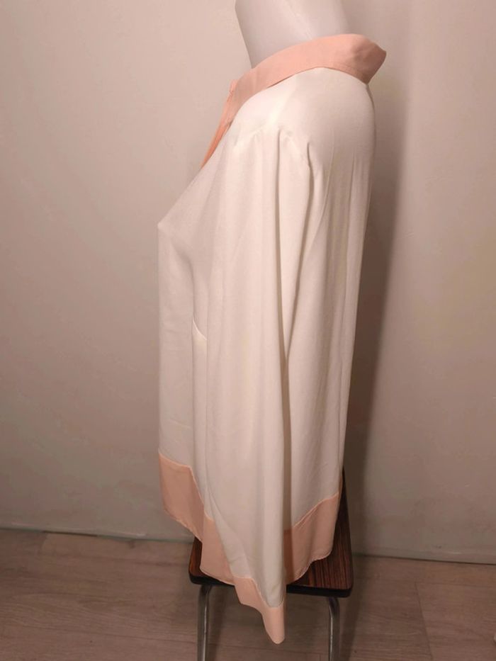 Chemise Atmosphère Femme Taille 46 Blanc-rose - photo numéro 4