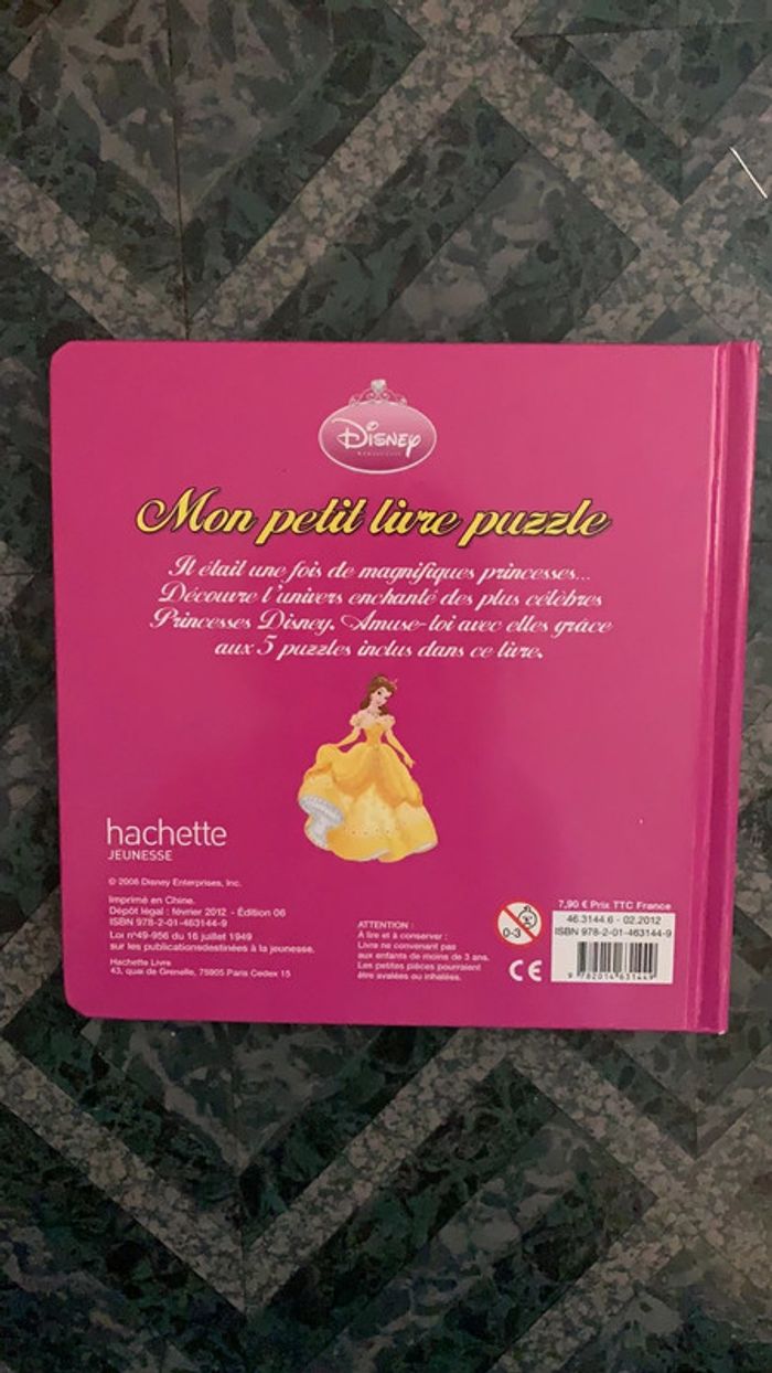 Livre puzzles princesses Disney - photo numéro 2