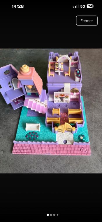 Maison des mariés Polly pocket 