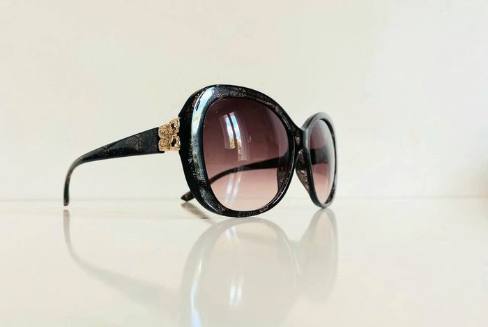 Lunette de soleil femme masque marron verres dégradés UV protection catégorie 3 - photo numéro 4