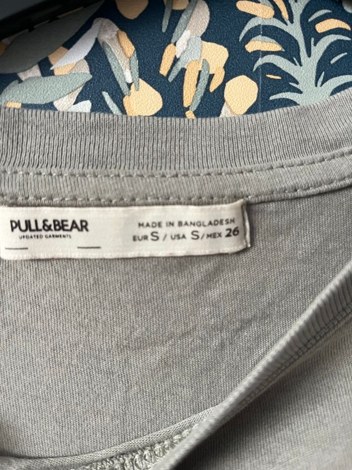 T-shirt kaki Pull & Bear - photo numéro 3