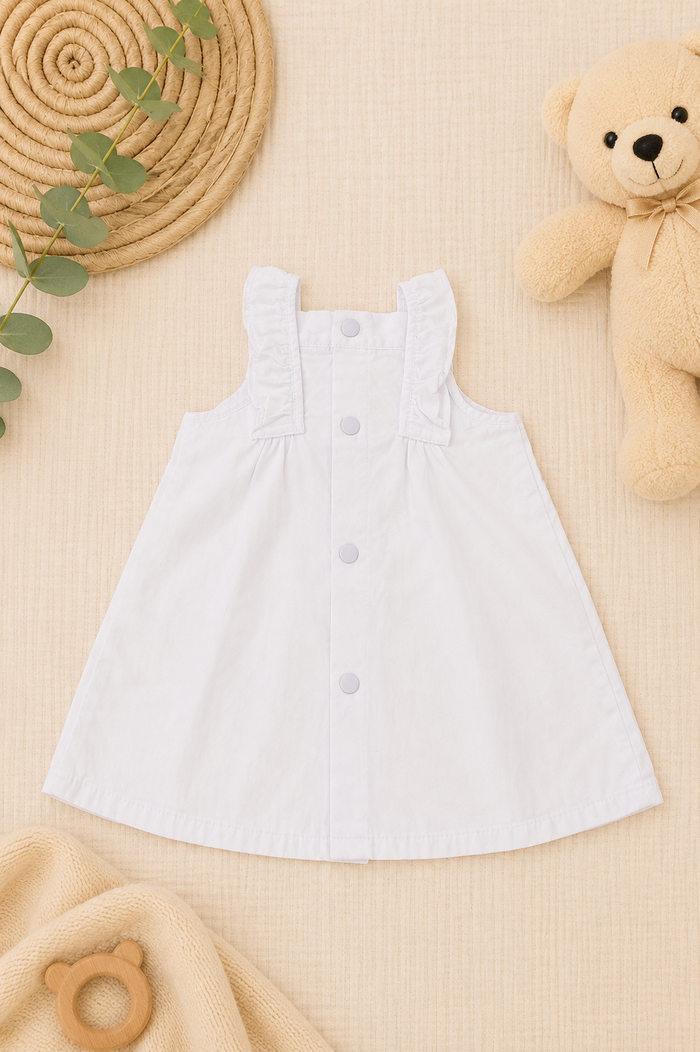 robe blanche 9 mois - photo numéro 2