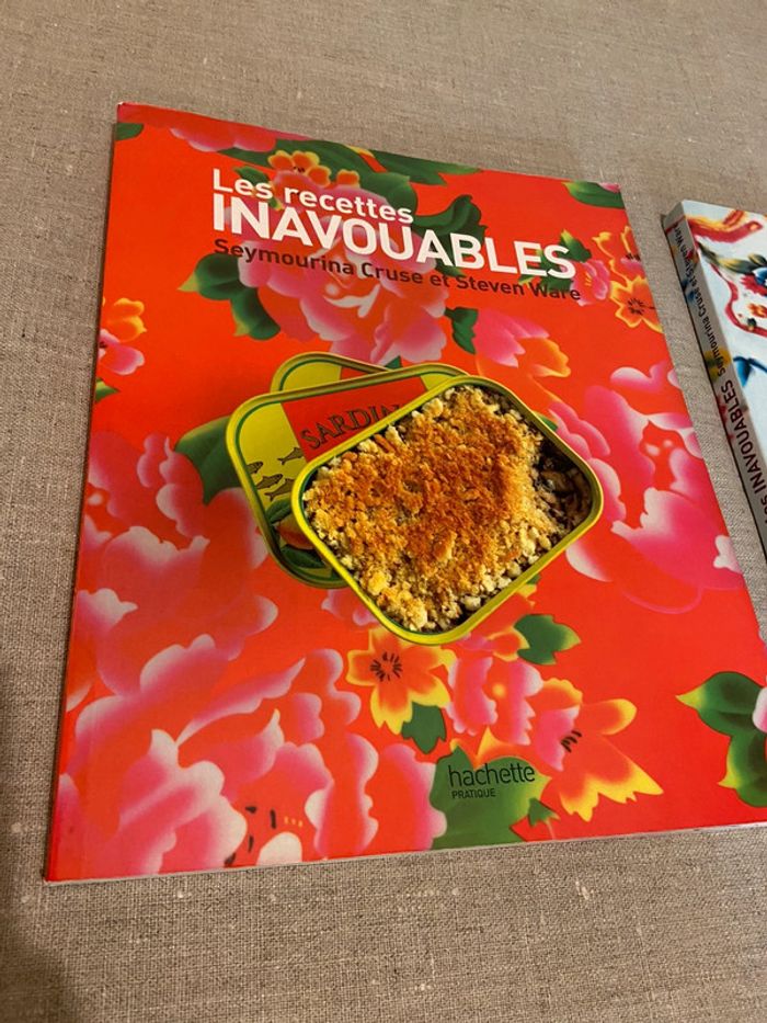 Lot de trois livres de recettes « les recettes inavouables » - photo numéro 2
